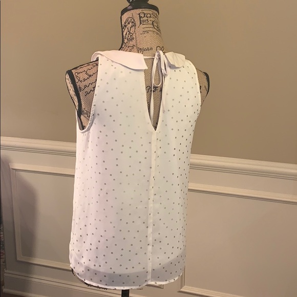 Lauren Conrad Embellished Layered Top with Pleats - Picture 6 of 8